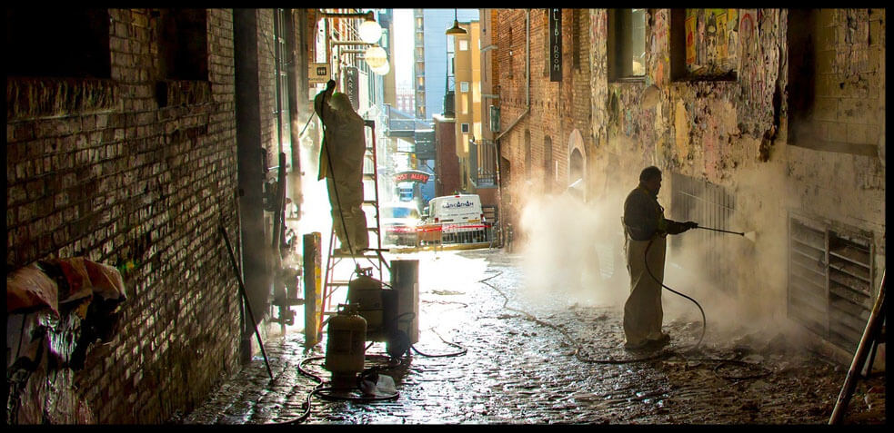 Limpieza de graffiti