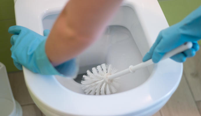 cómo limpiar inodoro